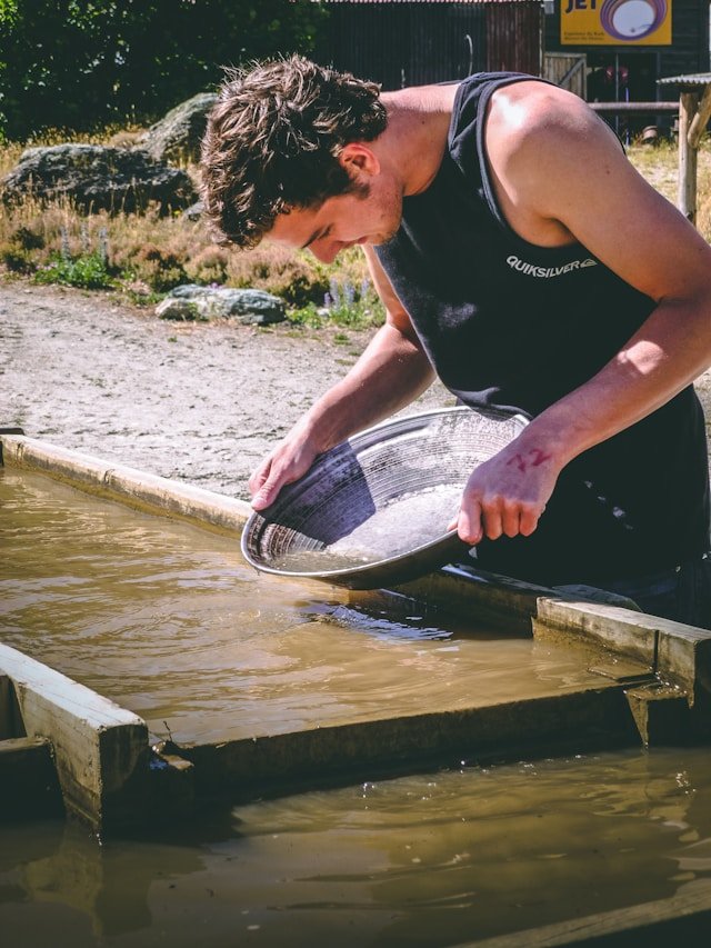 Panning for Gold - Photo by Matt Seymour