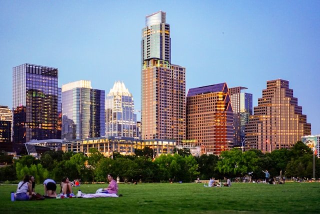 Austin Skyline seen from Zilker Park - Photo by Megan Bucknall